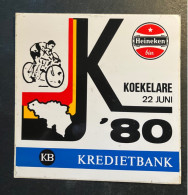 Koekelare -  Sticker - Cyclisme - Ciclismo -wielrennen - Radsport