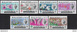 1965 Trengganu Flowers 7v. MNH SG N. 100/106 - Other & Unclassified