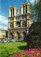 PARIS, NOTRE DAME, ARCHITECTURE, CATHEDRAL, CARS, FRANCE, POSTCARD - Notre-Dame De Paris