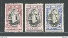 1938 TONGA - Stanley Gibbons N. 71/73 - 20 Anniversary Of Queen Salote's, 3 Val, MNH** - Otros & Sin Clasificación