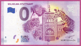 0-Euro XEMT 3 2020 WILHELMA STUTTGART - ZOO - Private Proofs / Unofficial