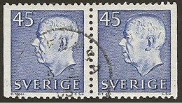 Schweden, 1967, Michel-Nr. 586 D/D, Gestempelt - Oblitérés