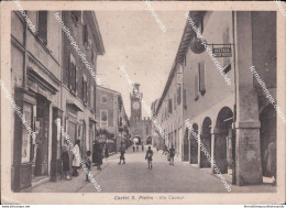 Bc705  Cartolina Castel S.pietro Via Cavour Provincia Di Bologna Emilia Romagna - Bologna