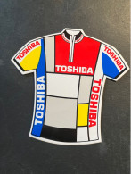 Toshiba - Mondriaan -  Sticker - Cyclisme - Ciclismo -wielrennen - Cycling