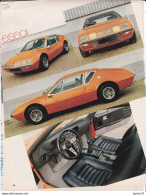 Feuillet De Magazine Renault Alpine A 310 1972 - Automobili