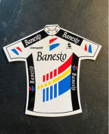 Banesto -  Sticker - Cyclisme - Ciclismo -wielrennen - Radsport