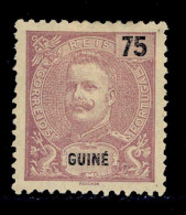 ! ! Portuguese Guinea - 1903 D. Carlos 75 R - Af. 93 - NGAI - Guinea Portuguesa