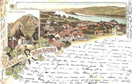 Gruss Aus Rhöndorf - Litho Verlag Karl Werber Colors 1898 - Röhndorf