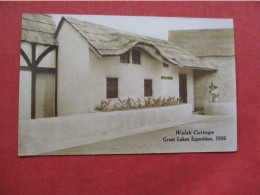 RPPC Welsh Cottage Great Lakes Exposition. 1936  Ref 6412 - Exhibitions