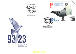 713182 MNH CHEQUIA 2023 30 AÑOS DEL CORREO CHECO Y ESLOVACO - Unused Stamps
