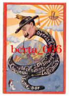 Ilustração Alusiva à Grande Guerra * Ilust. Fonseca * Circulado 1916 * Portugal * WWI - War 1914-18