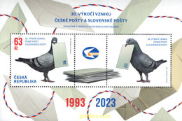 713184 MNH CHEQUIA 2023 30 AÑOS DEL CORREO CHECO Y ESLOVACO - Unused Stamps