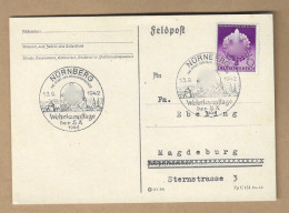 Los Vom 20.05 -  Postkarte Aus Nürnberg  1942  Sonderstempel - Ocupación 1938 – 45