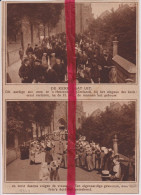 's Heerenhoek - Uitgaan Der Kerk - Orig. Knipsel Coupure Tijdschrift Magazine - 1924 - Unclassified