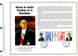 Rare Feuillet PAC (précurseur De CEF) De 1971 - Charles De Gaulle, Président De La République - 1970-1979