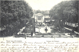 Gruss Aus Wiesbaden - Curhaus Mit Anlagen (1903) - Wiesbaden