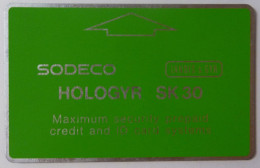 UK - Great Britain - Landis & Gyr - Sodeco - Labratory Card - SK 30 Demo - RRR - Autres & Non Classés