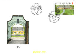 708061 MNH CHEQUIA 2023 CARITAS. EFIGIES DE PRINCIPES Y CASTILLO DE BERG - Unused Stamps