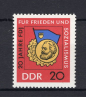 DDR Yt. 865 MNH 1966 - Neufs