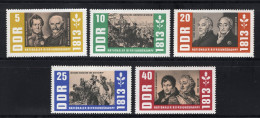 DDR Yt. 694/698 MNH 1963 - Unused Stamps