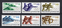 DDR Yt. 2796/2801 MNH 1988 - Unused Stamps