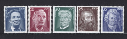 DDR Yt. 1706/1710 MNH 1975 - Unused Stamps