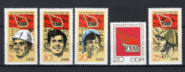 DDR Yt. 1365/1369 MNH 1971 - Nuevos