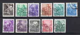 DDR Yt. 117/127° Gestempeld 1953 - Used Stamps