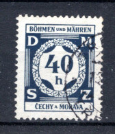 BOHEMEN EN MORAVIE Yt. S2° Gestempeld 1941 - Used Stamps