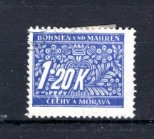 BOHEMEN EN MORAVIE Yt. T10° Gestempeld 1939-1940 - Used Stamps