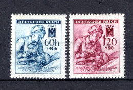 BOHEMEN EN MORAVIE Yt. 99/100 MNH 1942 - Unused Stamps