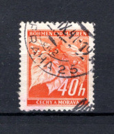 BOHEMEN EN MORAVIE Yt. 42° Gestempeld 1940-1941 - Oblitérés