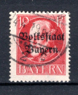 BAYERN Yt. 119(A)° Gestempeld 1919 - Usati