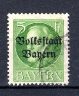 BAYERN Yt. 117(A)° Gestempeld 1919 - Usados