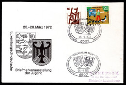 DUITSLAND Deutch - Luxemburgische Ausstellung 26-3-1972 - Cartas & Documentos