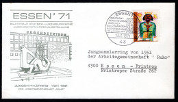 DUITSLAND Deutch - Luxemburgische Ausstellung 13-3-1971 ESSEN '71 - Lettres & Documents