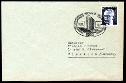 DUITSLAND Briefmarkenausstellung 18-11-1977 BONN - Lettres & Documents