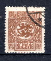 DUITSLAND - SCHLESWIG Mi. 3° Gestempeld 1920 - Schleswig