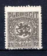 DUITSLAND - SCHLESWIG Mi. 1 MNH 1920 - Schleswig