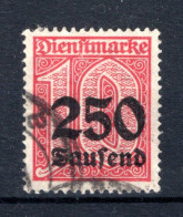 DEUTSCHES REICH Yt. S41° Gestempeld 1923 - Officials