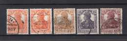DEUTSCHES REICH Yt. 98/101° Gestempeld  - Used Stamps
