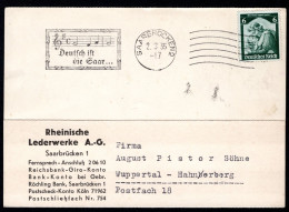 DEUTSCHES REICH Yt. 525 Brief 1935 - Cartas & Documentos