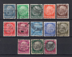 DEUTSCHES REICH Yt. 485/497° Gestempeld  - Used Stamps