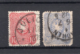 DEUTSCHES REICH Yt. 38/39° Gestempeld  - Used Stamps