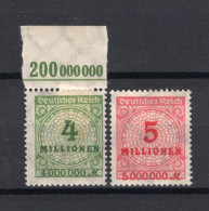 DEUTSCHES REICH Yt. 297/298 MH  - Unused Stamps
