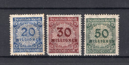 DEUTSCHES REICH Yt. 300/302 MH  - Unused Stamps