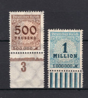 DEUTSCHES REICH Yt. 294/295 MH -1 - Unused Stamps