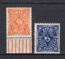 DEUTSCHES REICH Yt. 208/209 MH  - Unused Stamps