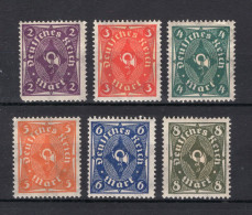 DEUTSCHES REICH Yt. 205/210 MH  - Unused Stamps
