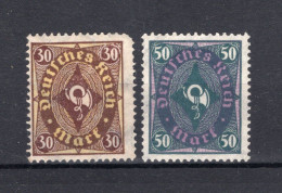 DEUTSCHES REICH Yt. 202/203 (*) Zonder Gom  - Unused Stamps
